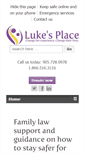 Mobile Screenshot of lukesplace.ca